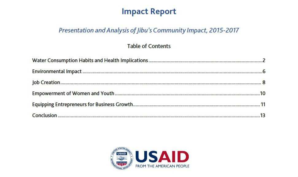 Jibu Impact Report