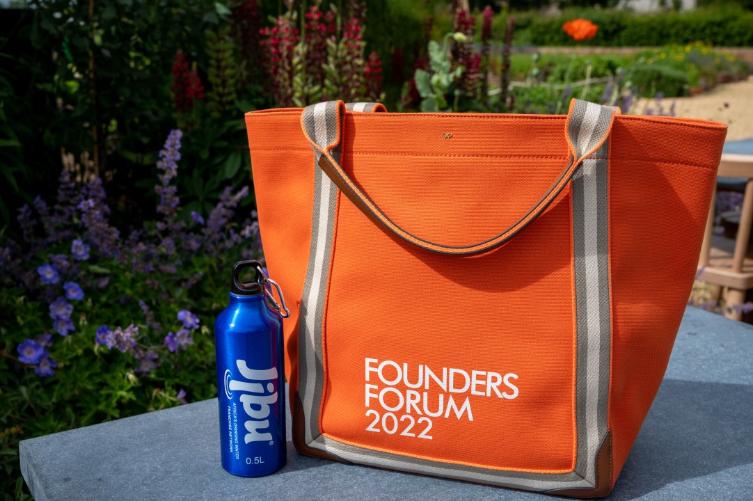 Jibu featured in the 2022 Founder’s Forum gift bags